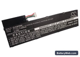 Acer Aspire M3 Replacement Battery, 11.1V, 4850mAh, Li-Polymer 6
