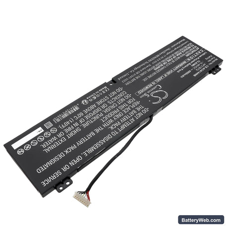 Acer Nitro 14 (AN14-41) Replacement Battery, 15.48V, 4900mAh, Li-Polymer 2