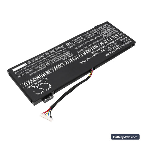 Acer Nitro 16 AN16-51-74BV Replacement Battery, 15.4V, 3550mAh, Li-ion 2