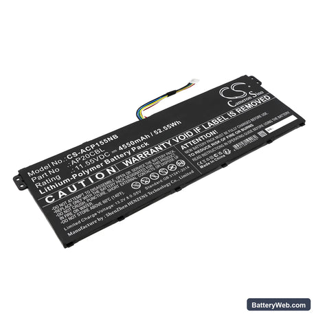 Acer Swift 3 SF314-511-51YL Replacement Battery, 11.55V, 4550mAh, Li-Polymer 1