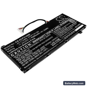 Acer Spin 3 SP314-52-599W Replacement Battery, 11.55V, 5300mAh, Li-ion 1