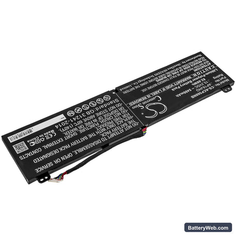 Acer Predator Triton 500 PT515-51-76VM Replacement Battery, 15.2V, 5400mAh, Li-Polymer 2