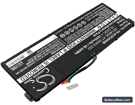 Acer Aspire R3 Replacement Battery, 15.2V, 3200mAh, Li-ion 2