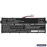 Acer Chromebook 311 C721 R721T Replacement Battery, 11.4V, 4100mAh, Li-Polymer 3