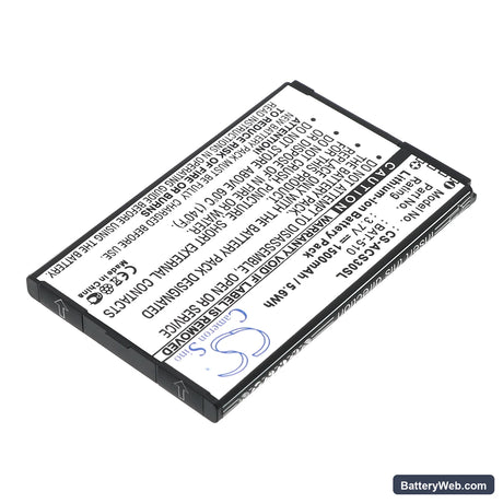 Acer Iconia Smart Replacement Battery, 3.7V, 1500mAh, Li-ion 2