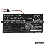 Acer Chromebook Spin 311 CP311-3H-K2RJ Replacement Battery, 7.5V, 4800mAh, Li-Polymer 3