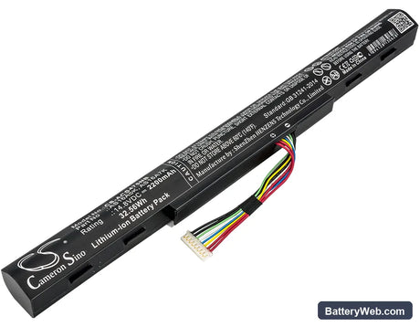Acer Aspire E5-475G Replacement Battery, 14.8V, 2200mAh, Li-ion 1