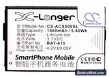 Acer CloudMobile S500 Replacement Battery, 3.7V, 1460mAh, Li-ion 5