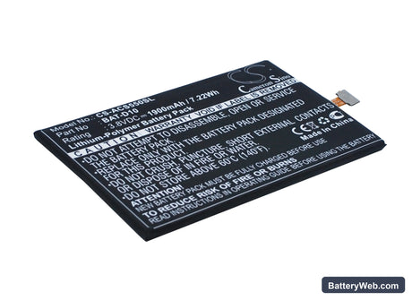 Acer Liquid Jade S Replacement Battery, 3.8V, 1900mAh, Li-Polymer 2