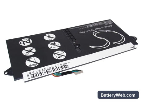 Acer Aspire S7 Replacement Battery, 7.4V, 4650mAh, Li-Polymer 3