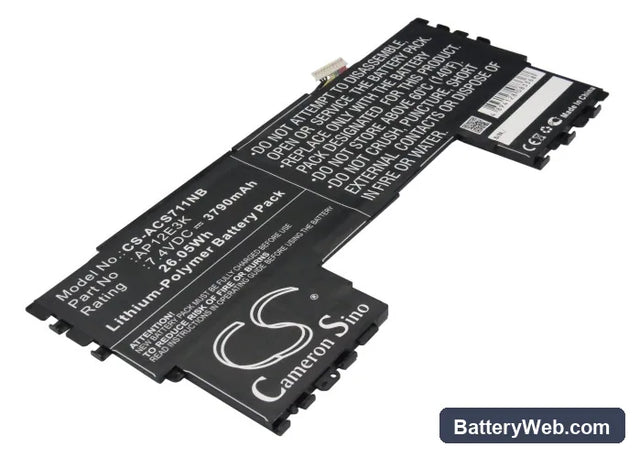 Acer Aspire Aspire S7 11" Replacement Battery, 7.4V, 3790mAh, Li-Polymer 1