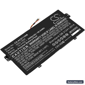 Acer SF713-51-M0AK Replacement Battery, 15.4V, 2600mAh, Li-Polymer 1