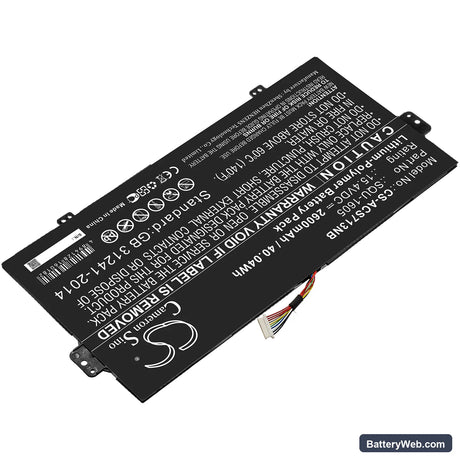 Acer SF713-51-M0AK Replacement Battery, 15.4V, 2600mAh, Li-Polymer 2