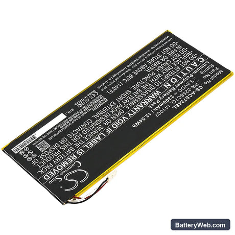 Acer Iconia Talk S Replacement Battery, 3.8V, 3300mAh, Li-Polymer 2