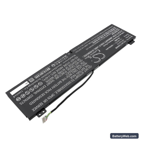 Acer Predator Triton 300 SE PT314-51S-52ML Replacement Battery, 15.48V, 3850mAh, Li-Polymer 2