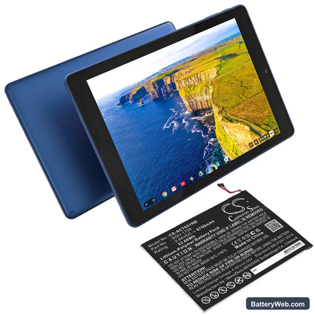 Acer Chromebook Tab 10 Replacement Battery, 3.84V, 8750mAh, Li-Polymer 6