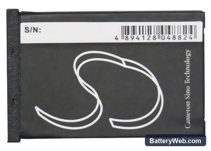 Oregon Scientific ATC9k Action Camera Replacement Battery, 3.7V, 1100mAh, Li-ion 6