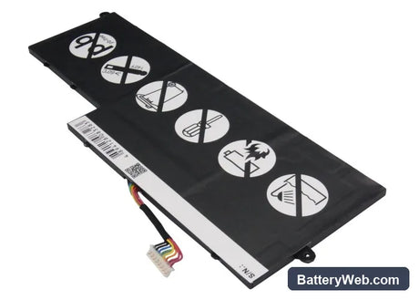 Acer Aspire V5-122P Replacement Battery, 11.4V, 2640mAh, Li-ion 3