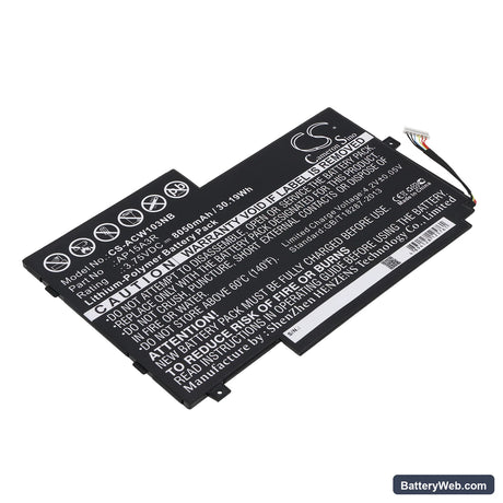 Acer Aspire Switch 10E Replacement Battery, 3.75V, 8050mAh, Li-Polymer 1