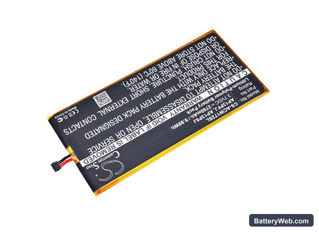 Acer Iconia B1-720 Replacement Battery, 3.7V, 2700mAh, Li-Polymer 2