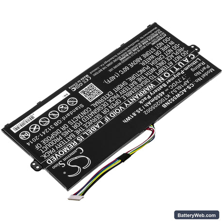 Acer swift 5 sf514-53t-58pj Replacement Battery, 7.7V, 4650mAh, Li-Polymer 2