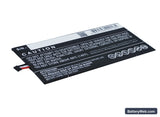 Acer Iconia Tab 7 Replacement Battery, 3.8V, 3400mAh, Li-Polymer 4