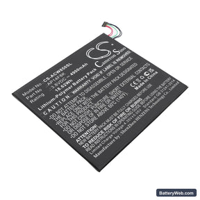Acer Iconia Tab A1-850 Replacement Battery, 3.8V, 4900mAh, Li-Polymer 1