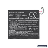 Acer Iconia Tab A1-850 Replacement Battery, 3.8V, 4900mAh, Li-Polymer 3