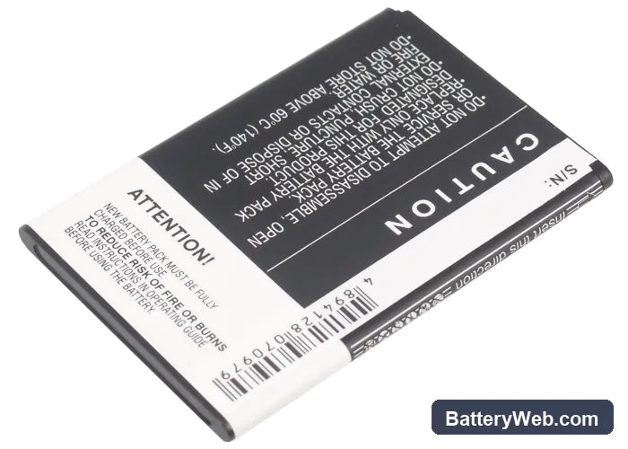 Acer Liquid Z110 Dou Replacement Battery, 3.7V, 1300mAh, Li-ion 3