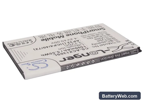 Acer Liquid Z3 Replacement Battery, 3.7V, 1500mAh, Li-ion 2