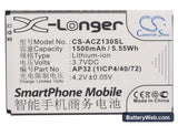 Acer Liquid Z3 Replacement Battery, 3.7V, 1500mAh, Li-ion 5