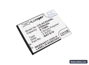 Acer Liquid Z530 Replacement Battery, 3.8V, 2300mAh, Li-Polymer 1