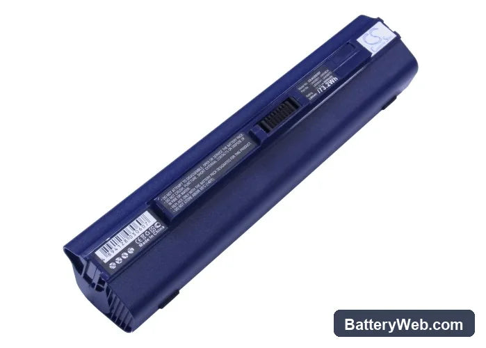 Acer Aspire One 531 Replacement Battery, 11.1V, 6600mAh, Li-ion 1