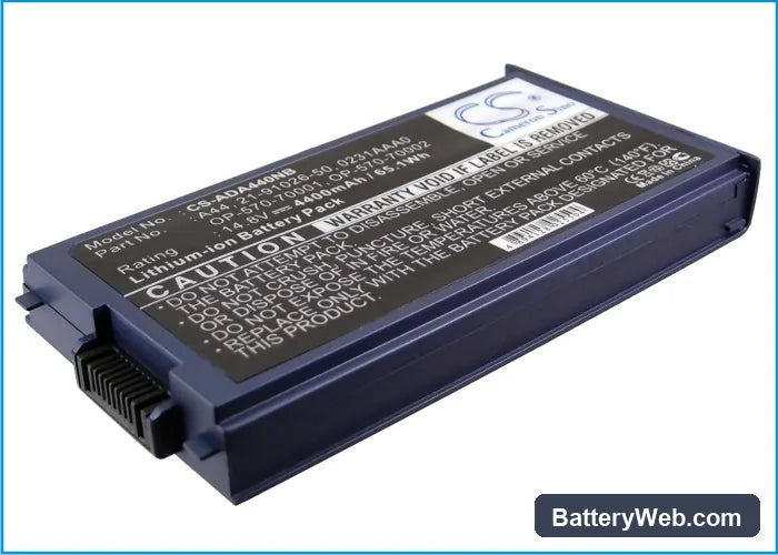 MicroStar MD6032 Replacement Battery, 14.8V, 4400mAh, Li-ion 2