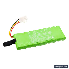 Asskea DC20 Replacement Battery, 12V, 2100mAh, Ni-MH 1