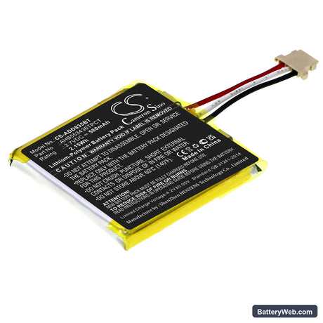 ADT Wireless HD Doorbell Camera Replacement Battery, 3.7V, 580mAh, Li-Polymer 1