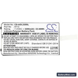 Additel 22XA Multifunction Calibrator Replacement Battery, 7.4V, 3200mAh, Li-Polymer 3