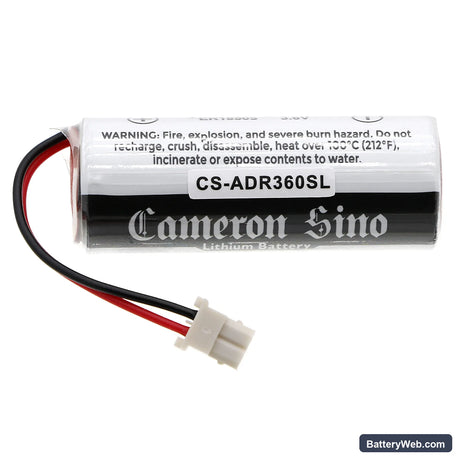 ADT Power Master 360R Wireless Siren Alarm Replacement Battery, 3.6V, 4000mAh, Li-SOCl2 3