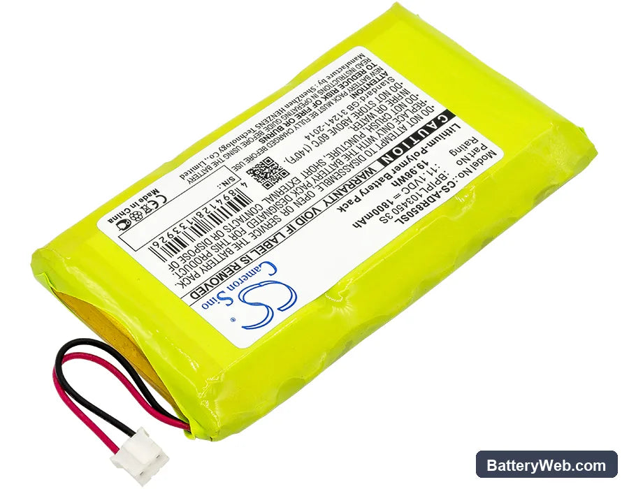 Albrecht DR 850 Replacement Battery, 11.1V, 1800mAh, Li-ion 2