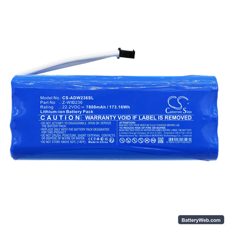 American DJ WIFLY BAR QA5 Replacement Battery, 22.2V, 7800mAh, Li-ion 3