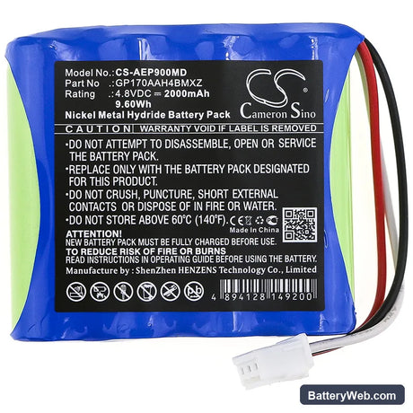 American Diagnostic ADC E-Sphyg 2 Replacement Battery, 4.8V, 2000mAh, Ni-MH 3