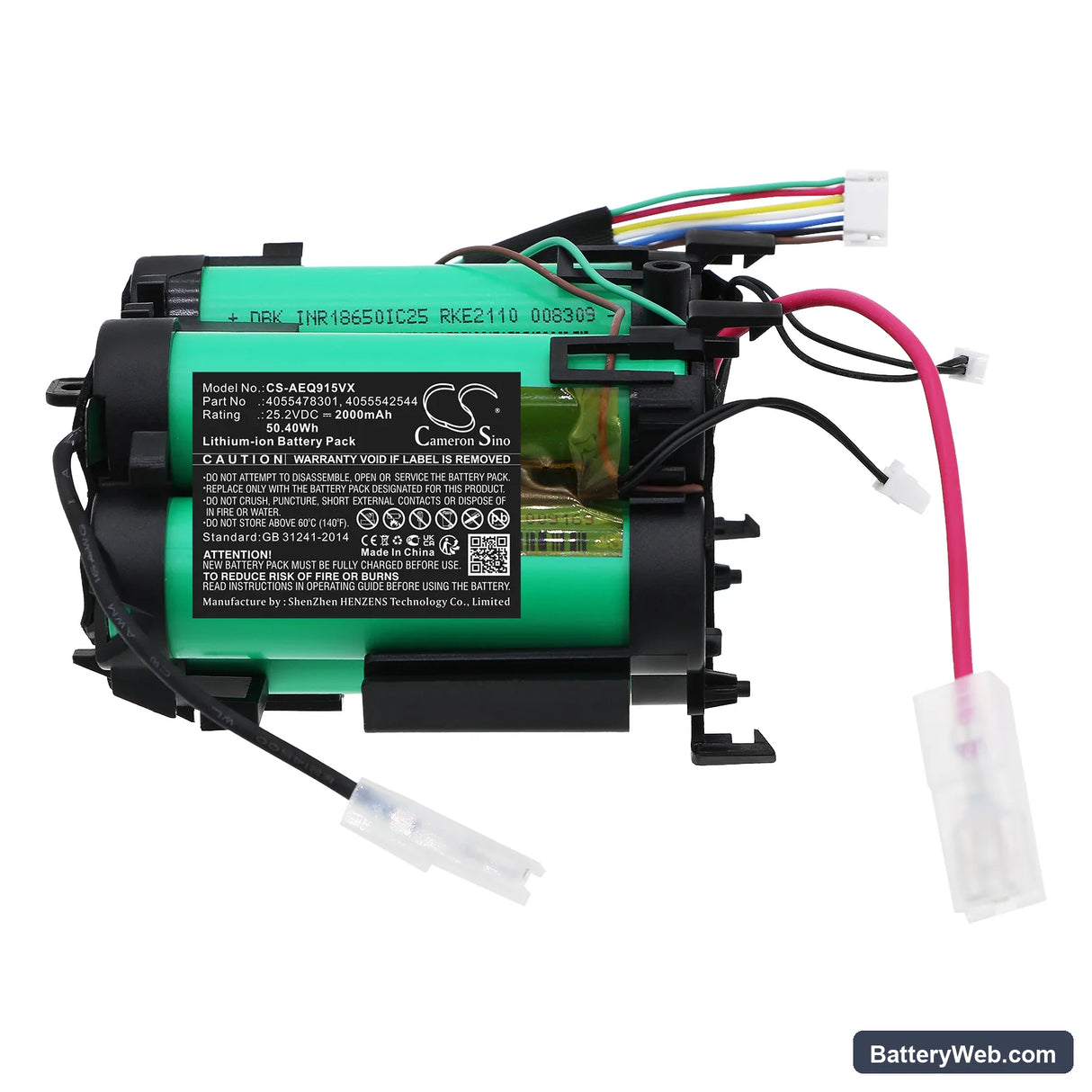 AEG AEG QX 9 1 50 IB Replacement Battery, 25.2V, 2000mAh, Li-ion 3