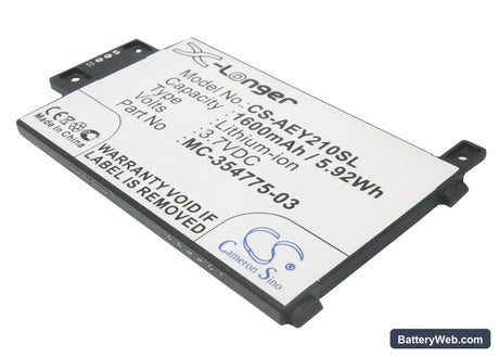 Amazon Kindle Paperwhite 2014 Version Replacement Battery, 3.7V, 1600mAh, Li-ion 1