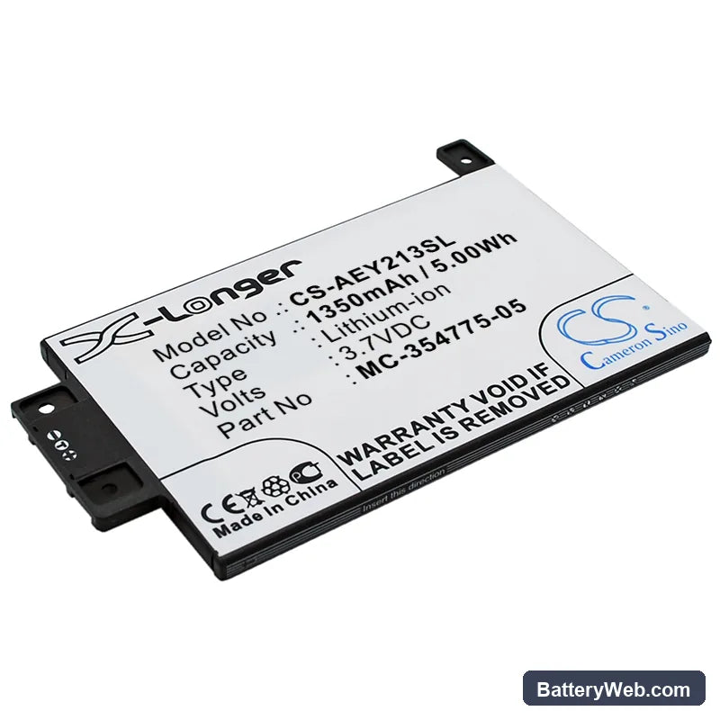 Amazon Kindle Paperwhite 2013 Replacement Battery, 3.7V, 1350mAh, Li-ion 1
