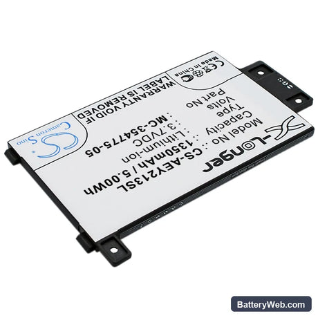 Amazon Kindle Paperwhite 2013 Replacement Battery, 3.7V, 1350mAh, Li-ion 2