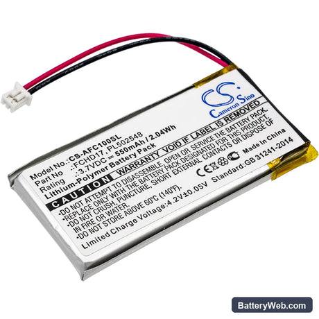 ACME FlyCamOne HD Replacement Battery, 3.7V, 550mAh, Li-Polymer 1