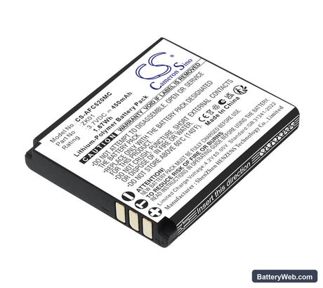 AgfaPhoto Realishot DC5200 Replacement Battery, 3.7V, 450mAh, Li-Polymer 1