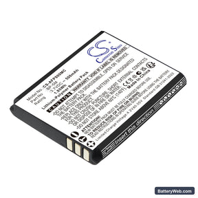 AgfaPhoto Realishot WP8000 Replacement Battery, 3.7V, 500mAh, Li-Polymer 1