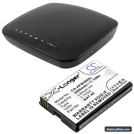 AT&T IFWA-40 Replacement Battery, 3.7V, 3000mAh, Li-ion 4