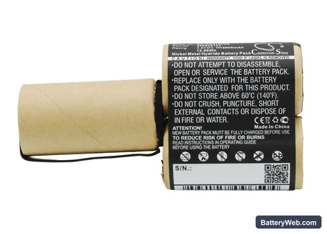 AEG Electrolux FM Replacement Battery, 3.6V, 3600mAh, Ni-MH 1